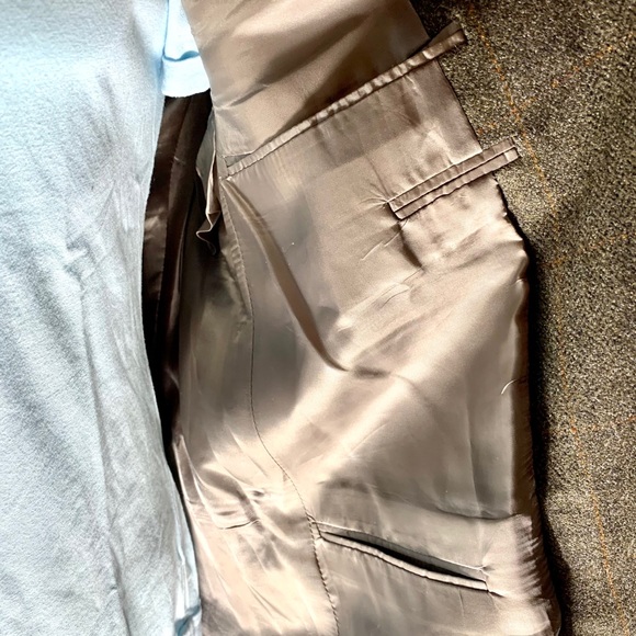 Vintage Burberry London Cashmere Blazer Jacket Sports Coat 41 - Picture 7 of 11